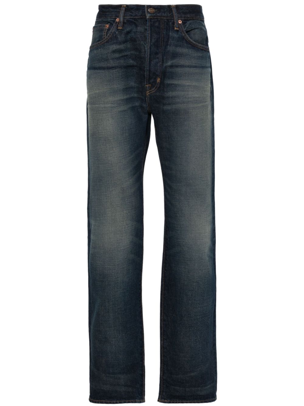 TOM FORD Selvedge-Jeans mit geradem Bein - Blau TOM FORD Selvedge-Jeans mit geradem Bein - Blau von TOM FORD