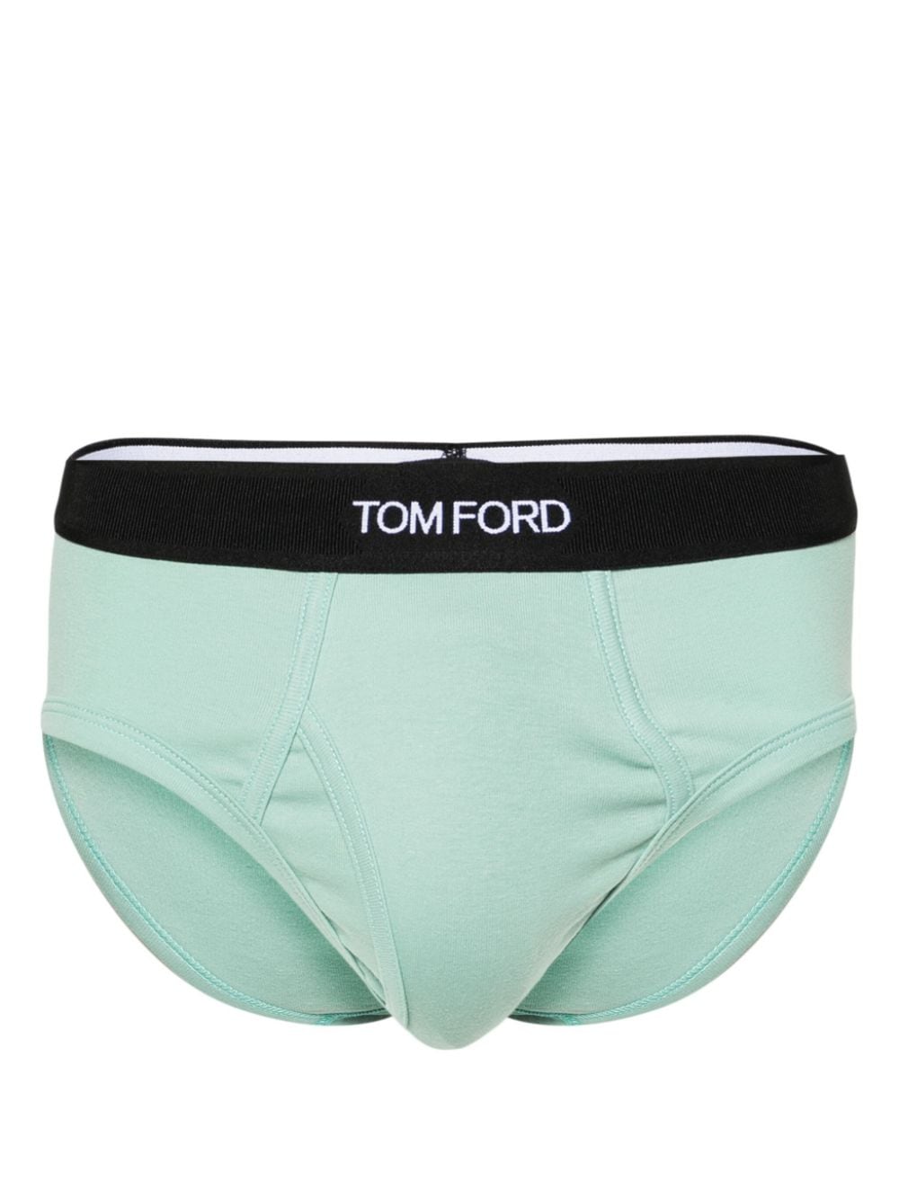 TOM FORD Slip mit Logo-Bund - Grün von TOM FORD