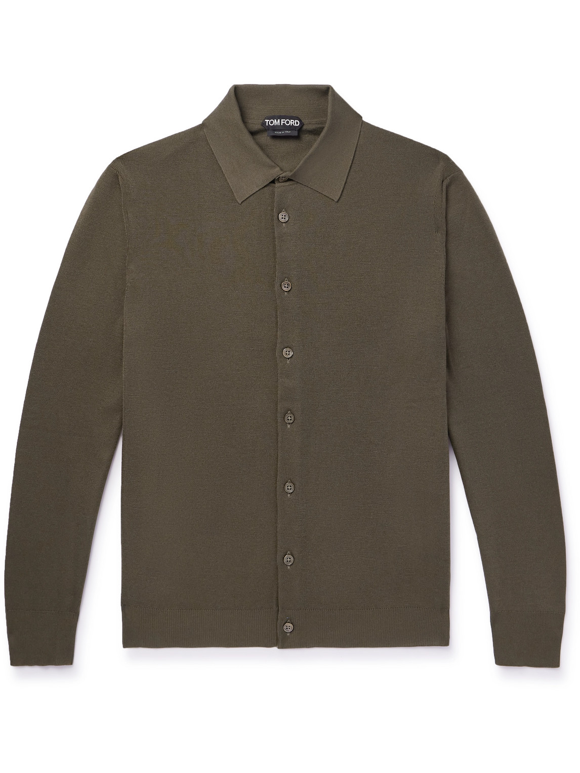 TOM FORD - Silk Cardigan - Men - Green - IT 44 von TOM FORD