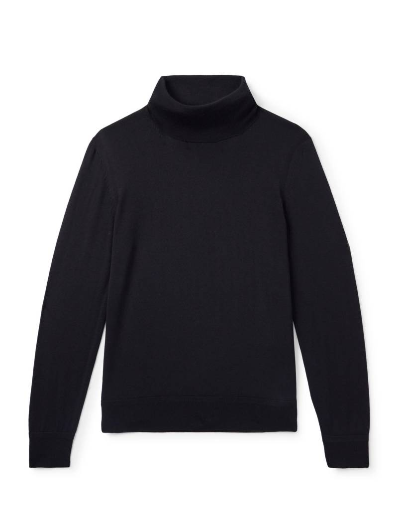 TOM FORD - Slim-Fit Cashmere and Silk-Blend Rollneck Sweater - Men - Black - IT 54 von TOM FORD