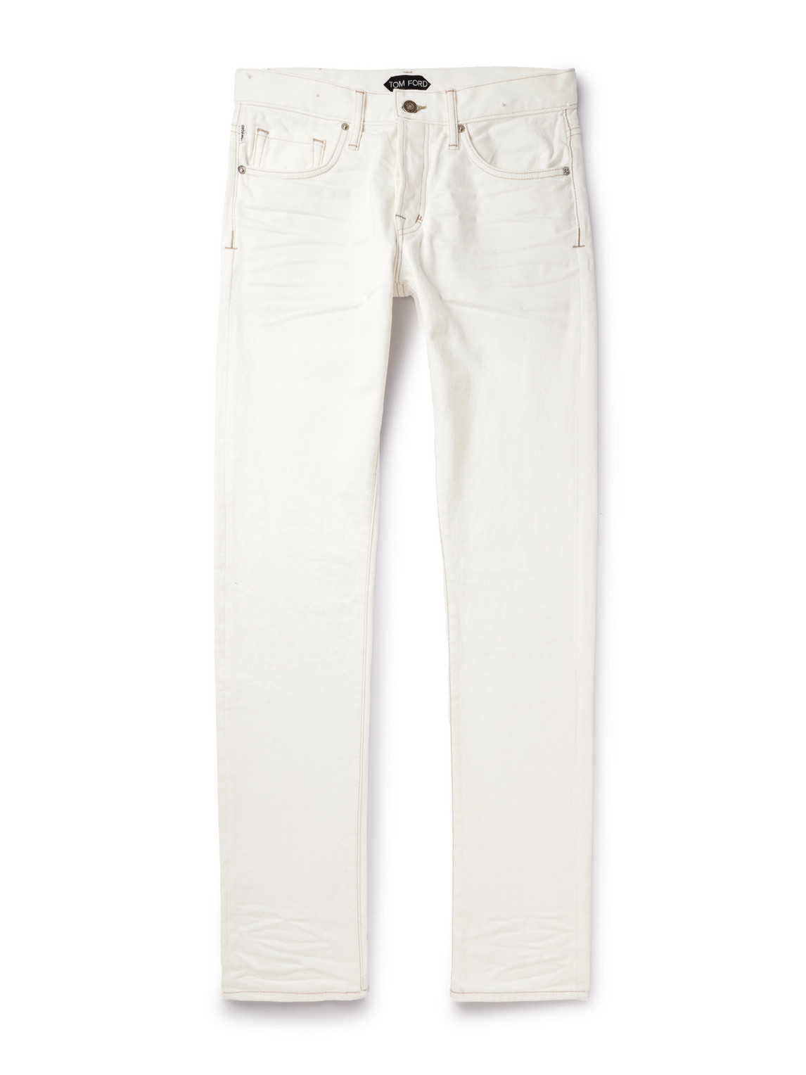 TOM FORD - Slim-Fit Jeans - Men - White - UK/US 40 von TOM FORD