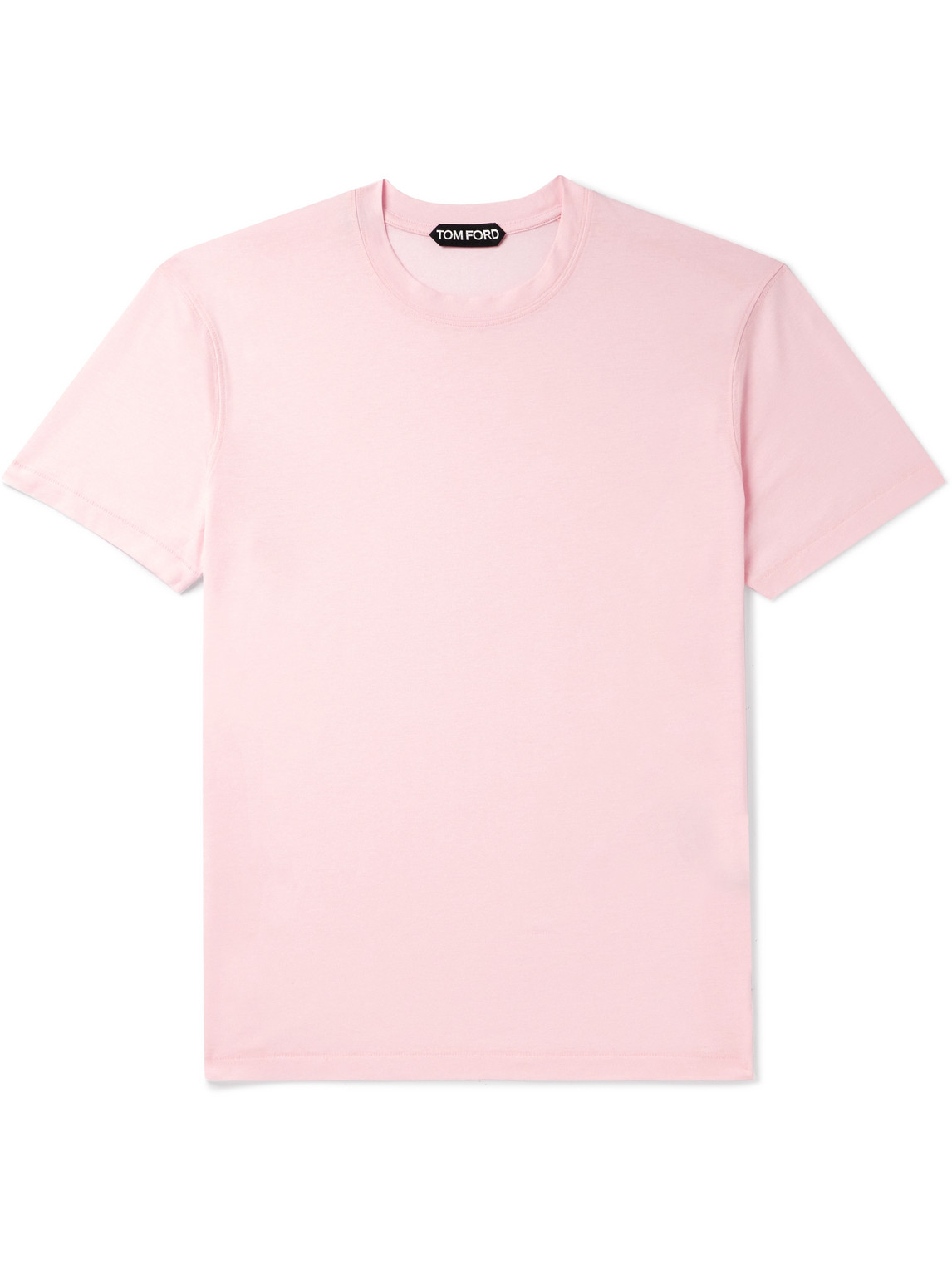 TOM FORD - Slim-Fit Lyocell and Cotton-Blend Jersey T-Shirt - Men - Pink - IT 48 von TOM FORD