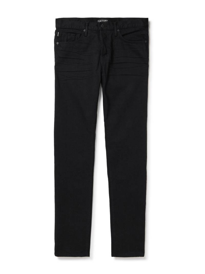 TOM FORD - Slim-Fit Selvedge Jeans - Men - Black - UK/US 34 von TOM FORD