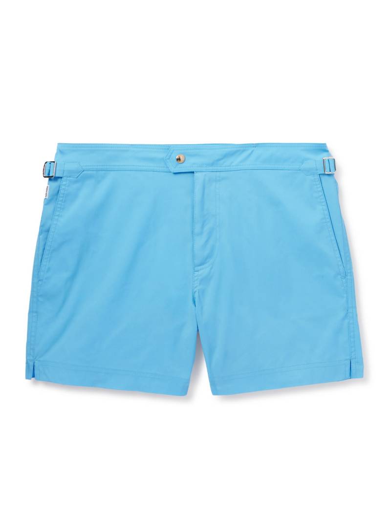 TOM FORD - Slim-Fit Short-Length Swim Shorts - Men - Blue - IT 54 von TOM FORD