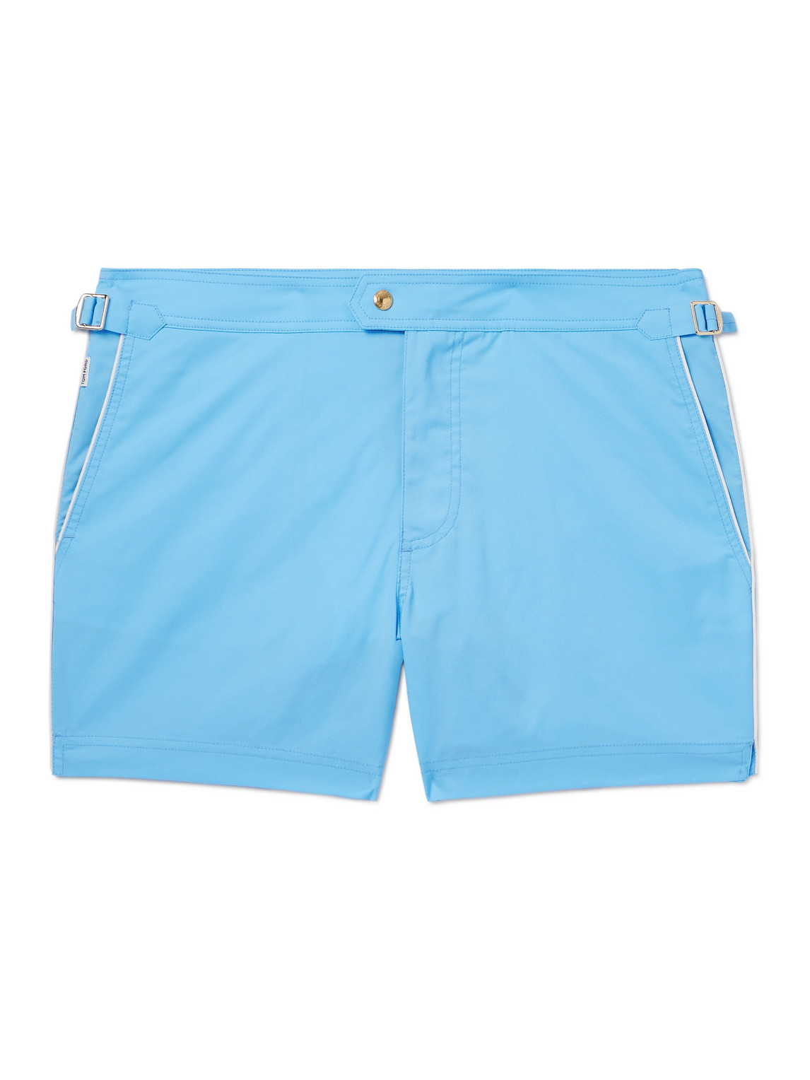 TOM FORD - Slim-Fit Short-Length Swim Shorts - Men - Blue - IT 56 von TOM FORD