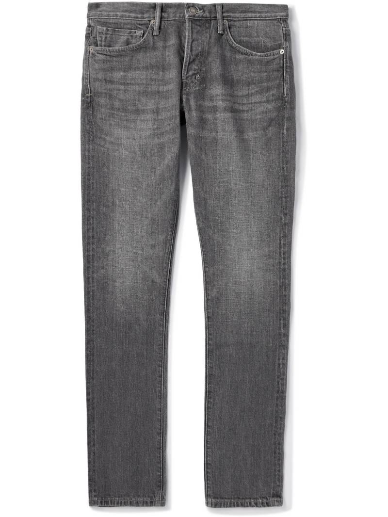 TOM FORD - Slim-Fit Straight-Leg Selvedge Jeans - Men - Gray - UK/US 38 TOM FORD - Slim-Fit Straight-Leg Selvedge Jeans - Men - Gray - UK/US 38 von TOM FORD