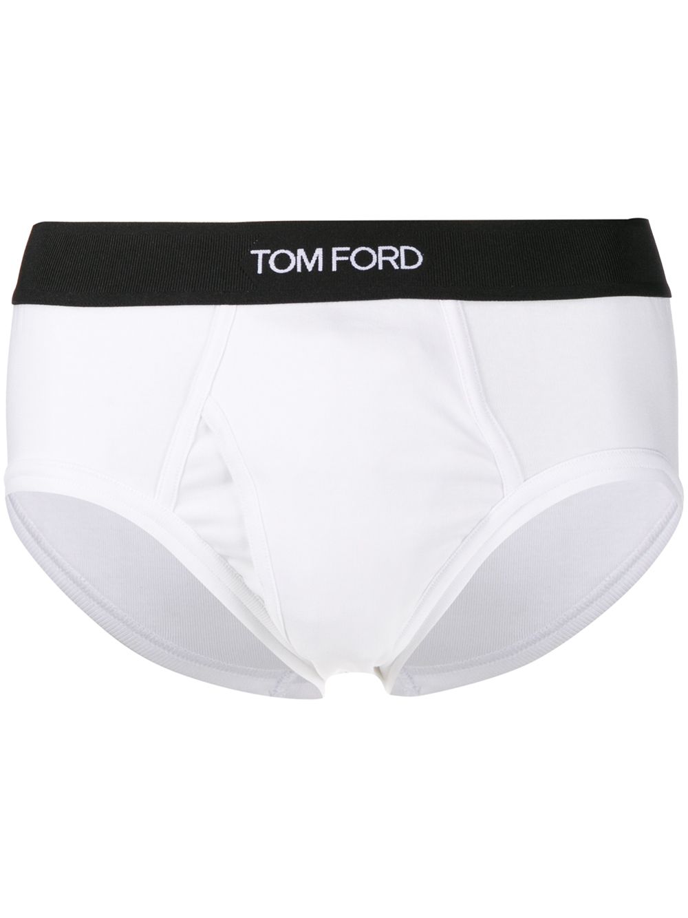 TOM FORD Slip mit Logo - Weiß von TOM FORD