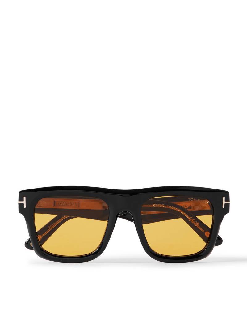 TOM FORD - Square-Frame Acetate Sunglasses - Men - Black von TOM FORD
