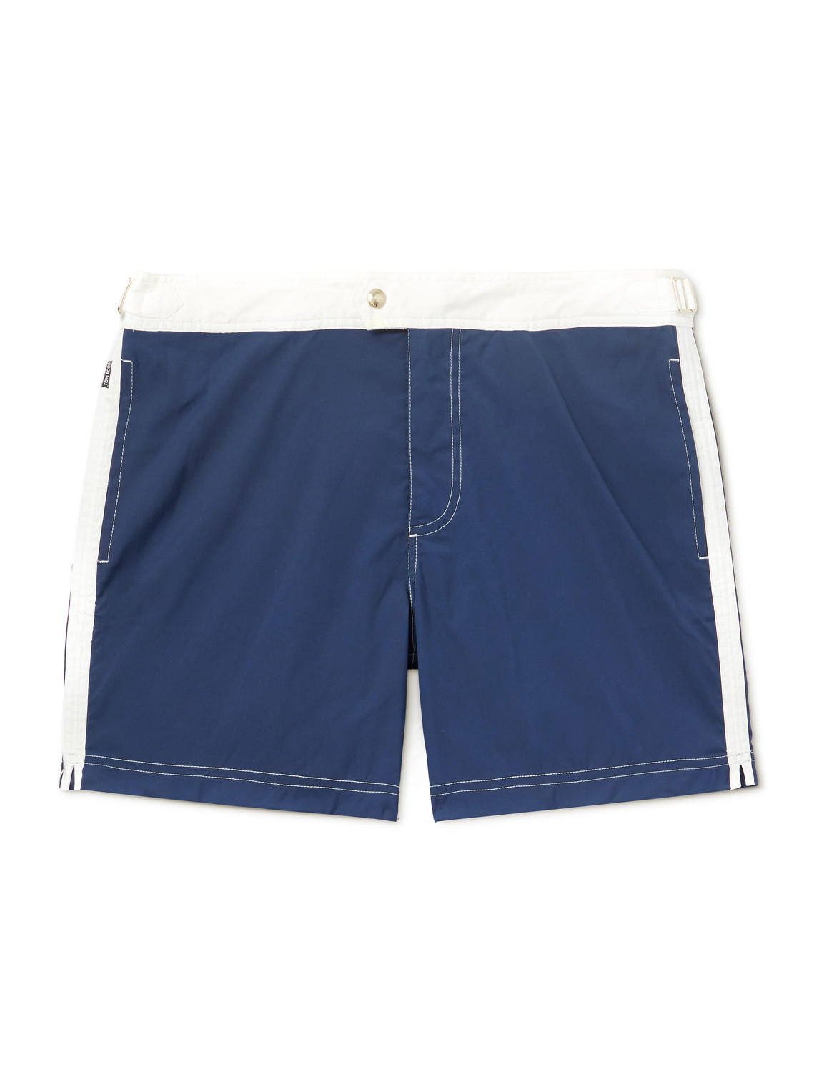 TOM FORD - Straight-Leg Mid-Length Striped Swim Shorts - Men - Blue - IT 56 TOM FORD - Straight-Leg Mid-Length Striped Swim Shorts - Men - Blue - IT 56 von TOM FORD