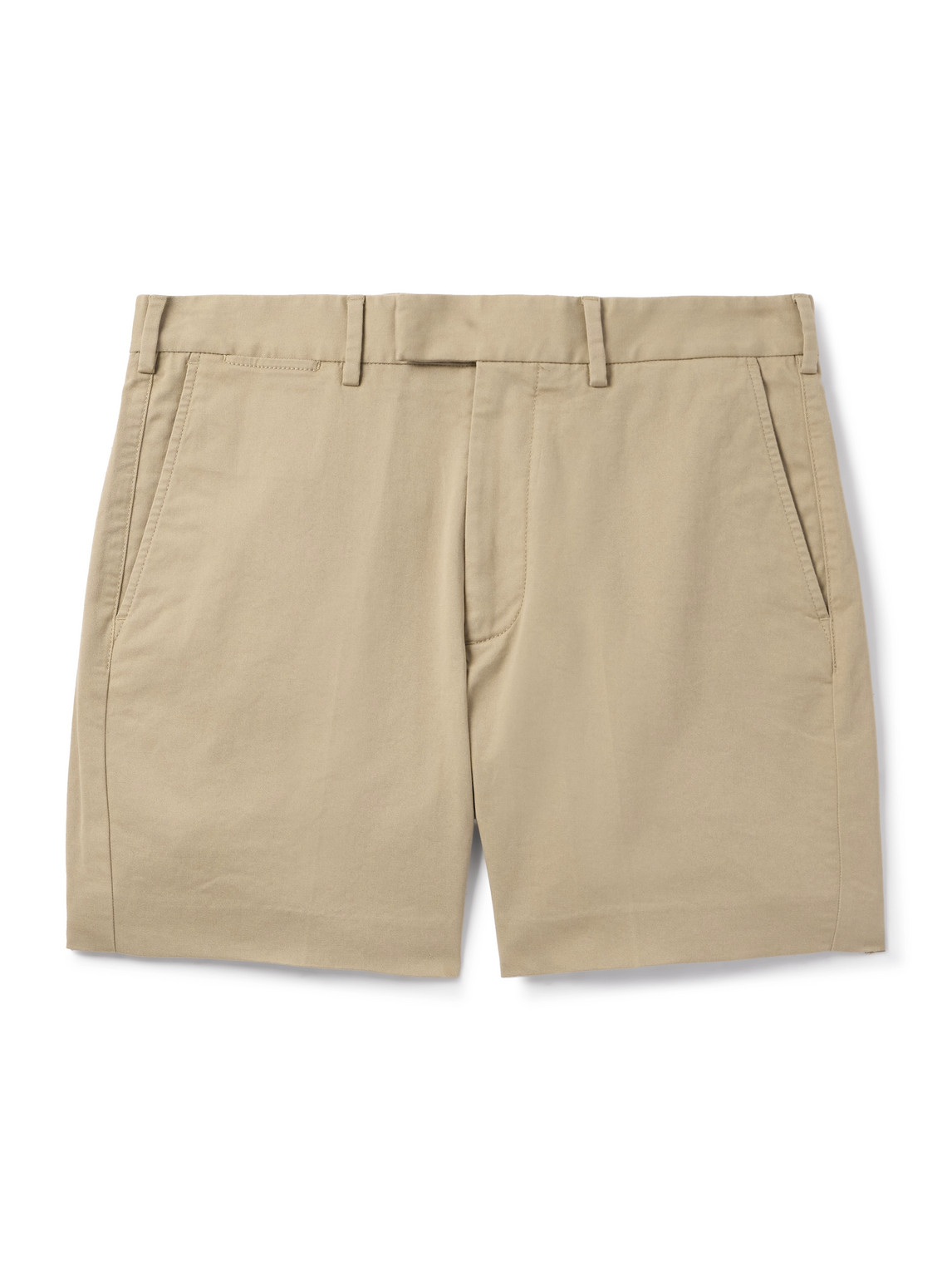 TOM FORD - Straight-Leg Pleated Stretch-Cotton Twill Shorts - Men - Brown - UK/US 32 TOM FORD - Straight-Leg Pleated Stretch-Cotton Twill Shorts - Men - Brown - UK/US 32 von TOM FORD