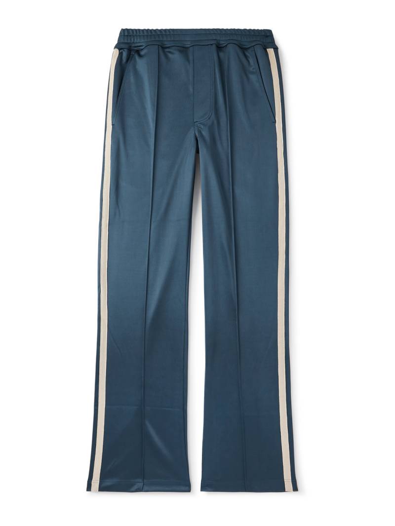 TOM FORD - Straight-Leg Webbing-Trimmed Jersey Track Pants - Men - Blue - IT 46 von TOM FORD