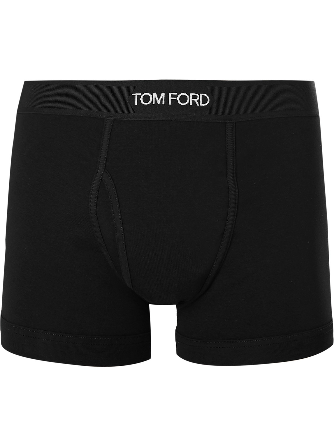 TOM FORD - Stretch-Cotton Boxer Briefs - Men - Black - XL von TOM FORD
