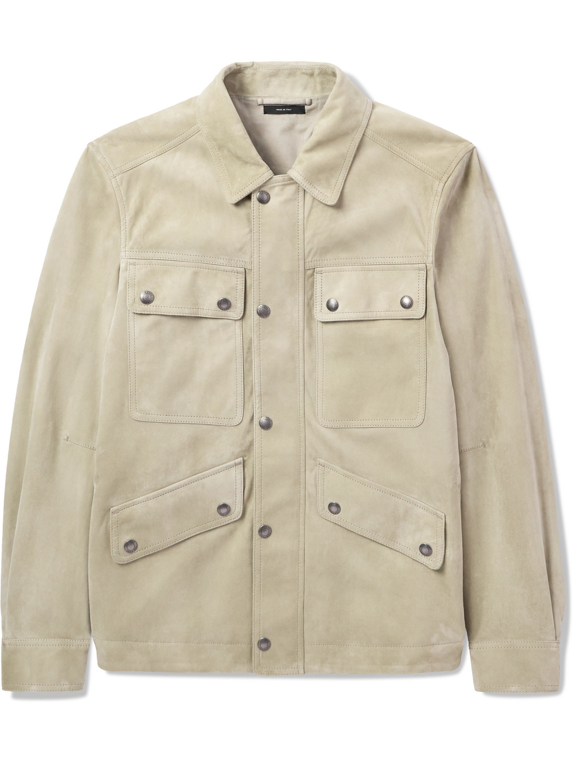 TOM FORD - Suede Field Jacket - Men - Neutrals - IT 52 von TOM FORD