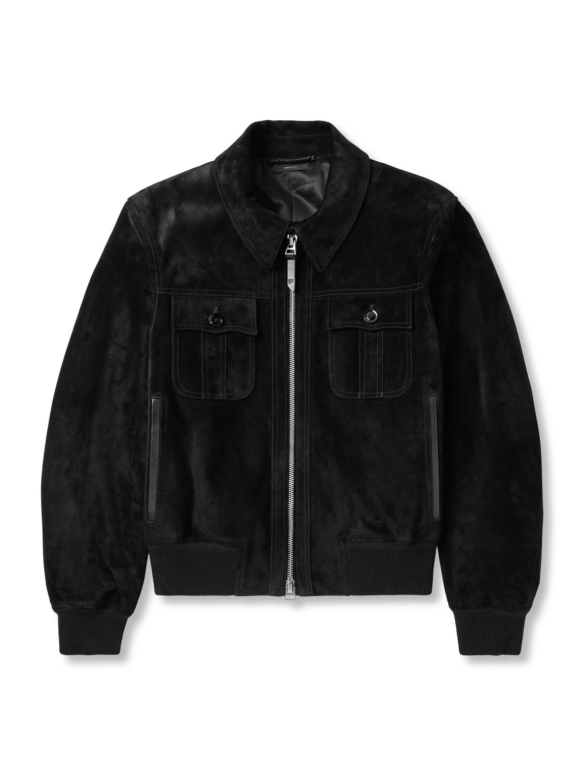 TOM FORD - Suede Jacket - Men - Black - IT 56 von TOM FORD