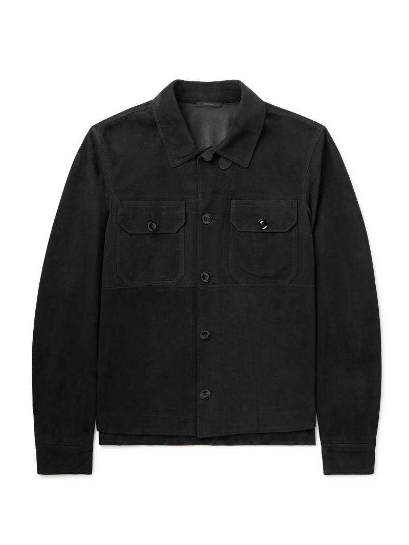 TOM FORD - Suede Jacket - Men - Black - IT 56 von TOM FORD