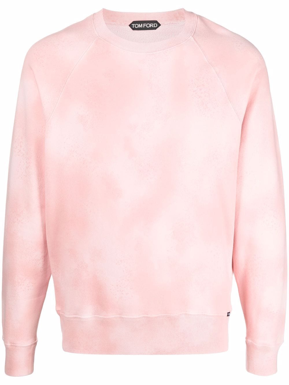 TOM FORD Sweatshirt mit Batik-Print - Rosa von TOM FORD