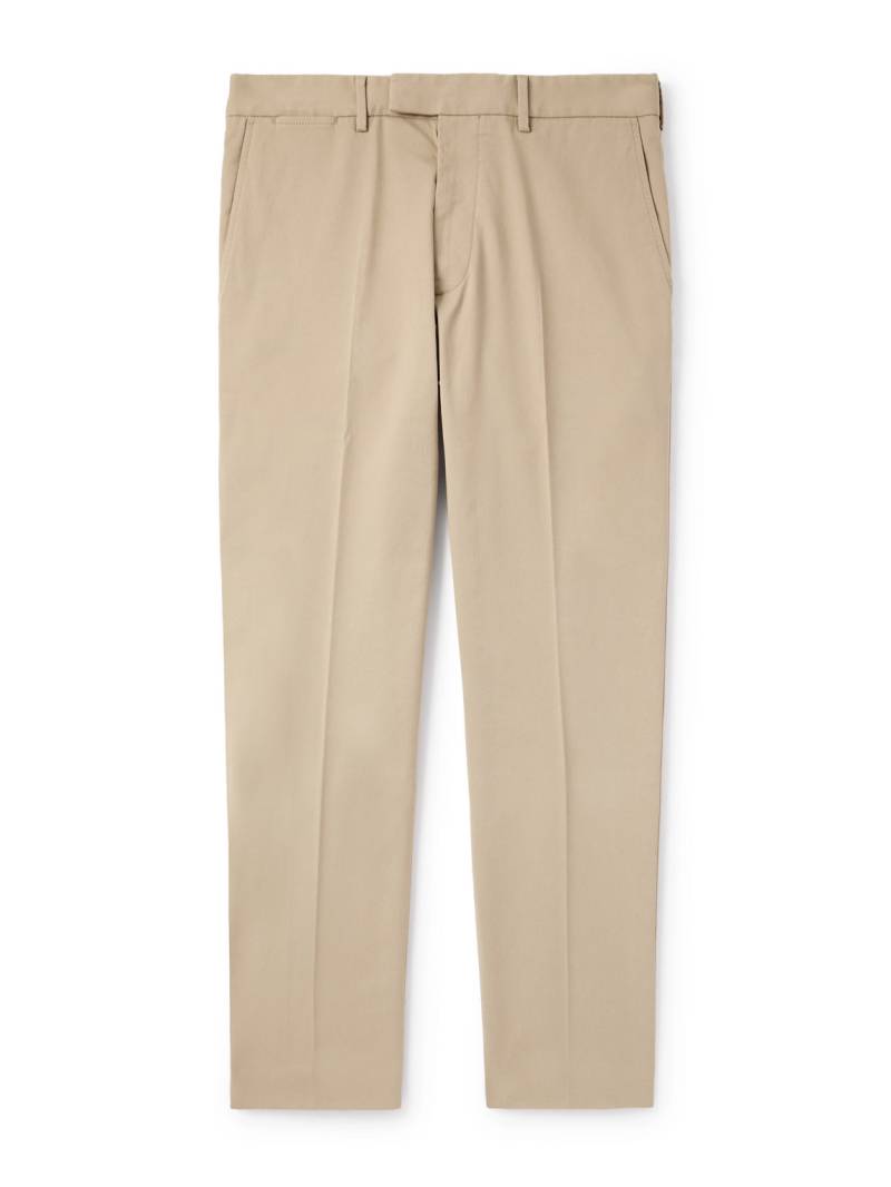 TOM FORD - Tapered Cotton-Blend Twill Chinos - Men - Brown - UK/US 36 von TOM FORD