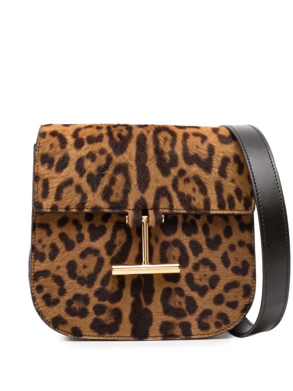 TOM FORD Tara Umhängetasche mit Geparden-Print - Braun von TOM FORD