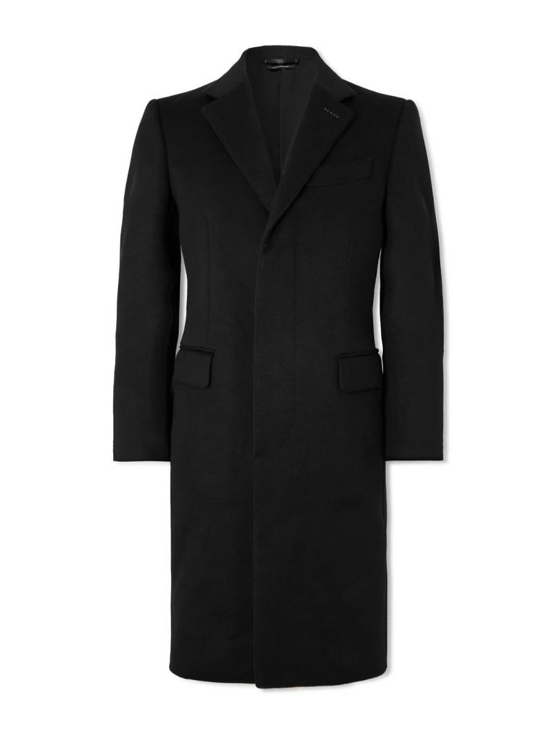 TOM FORD - Wool and Cashmere-Blend Overcoat - Men - Black - IT 54 von TOM FORD