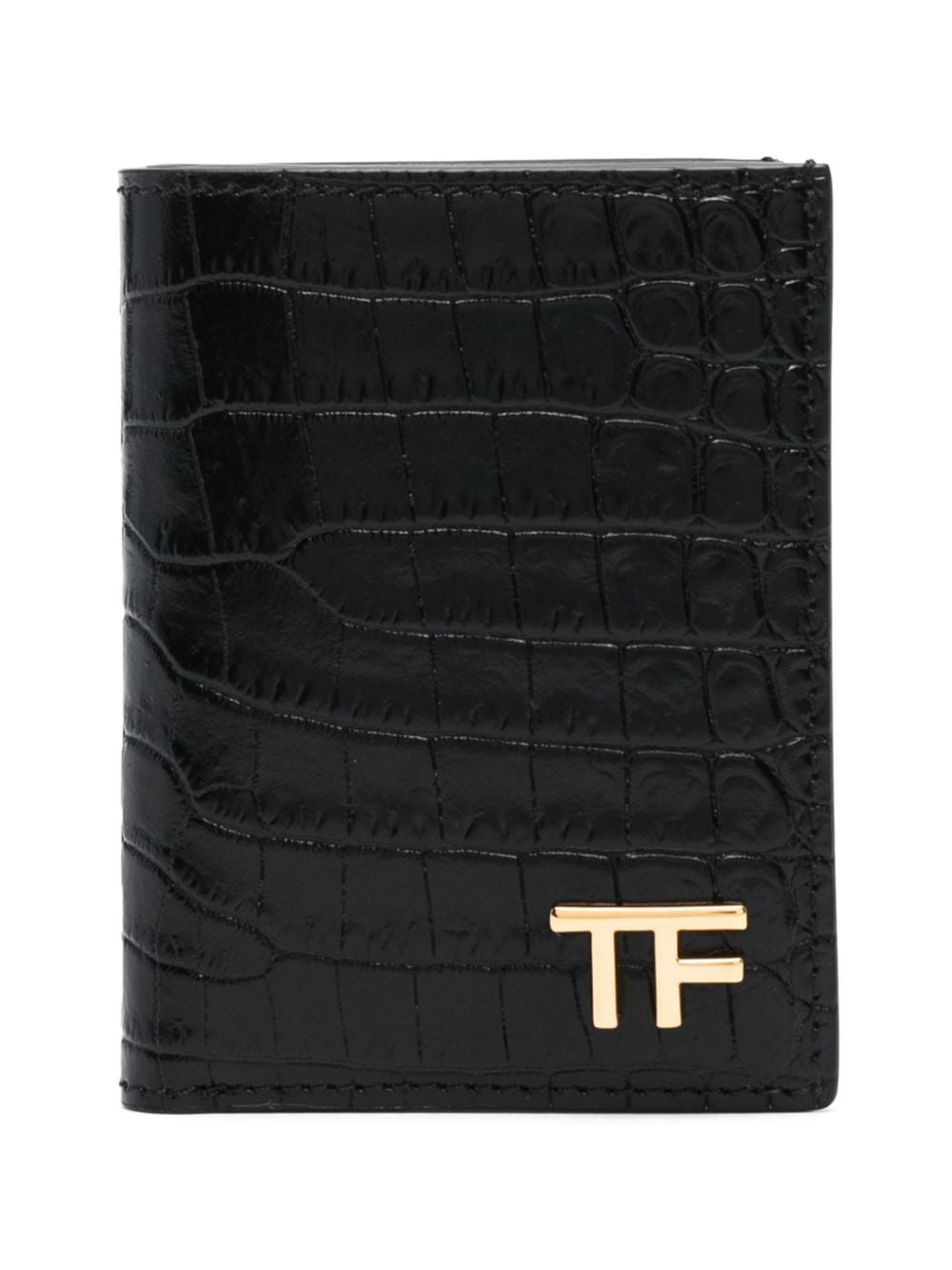 TOM FORD Kartenetui mit Klappe - Schwarz von TOM FORD