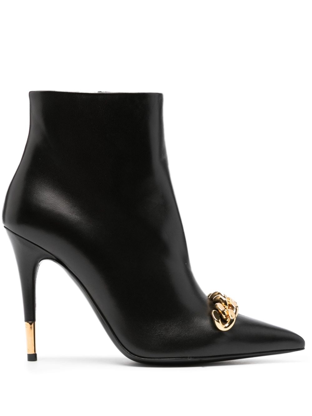 TOM FORD Stiefeletten mit Ketten - Schwarz von TOM FORD