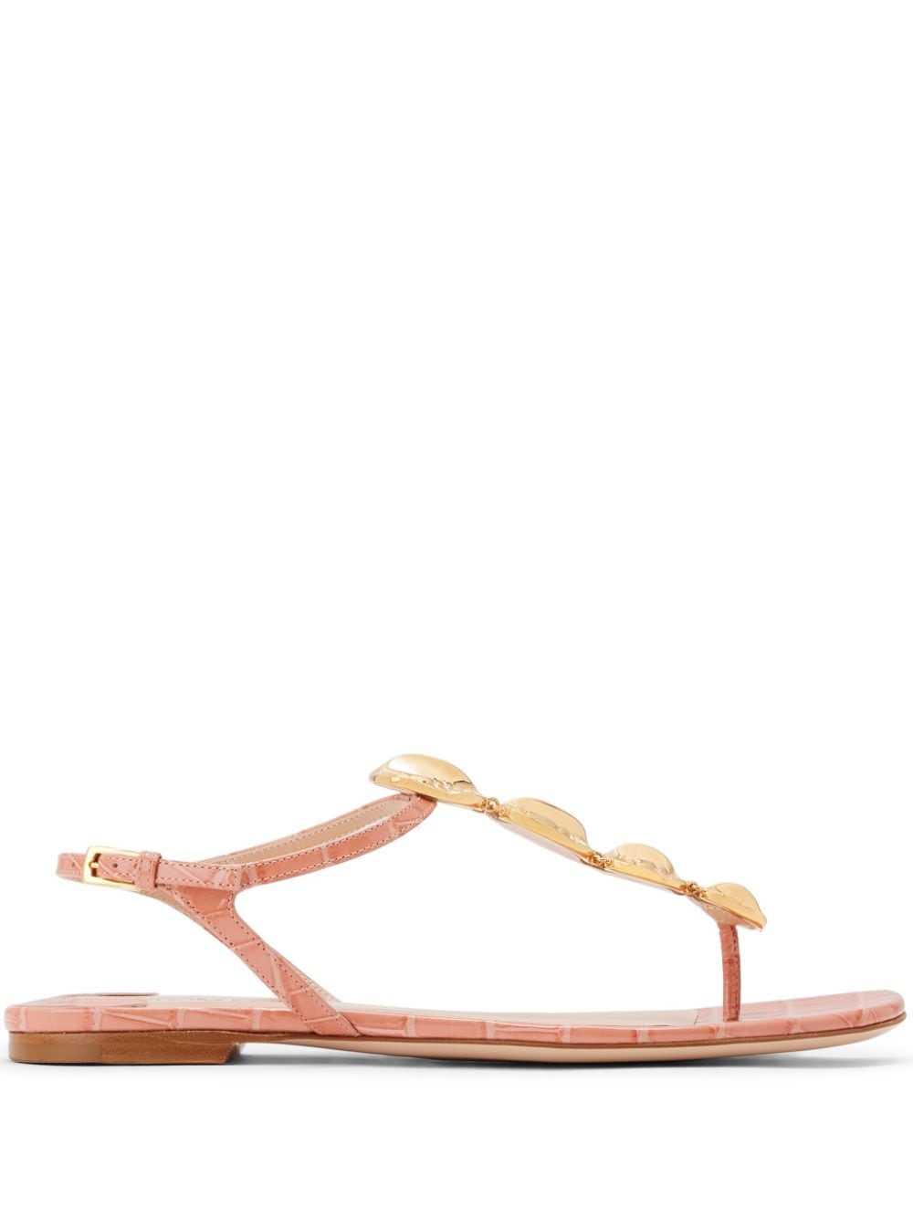 TOM FORD Sandalen mit Kroko-Prägung - Rosa von TOM FORD