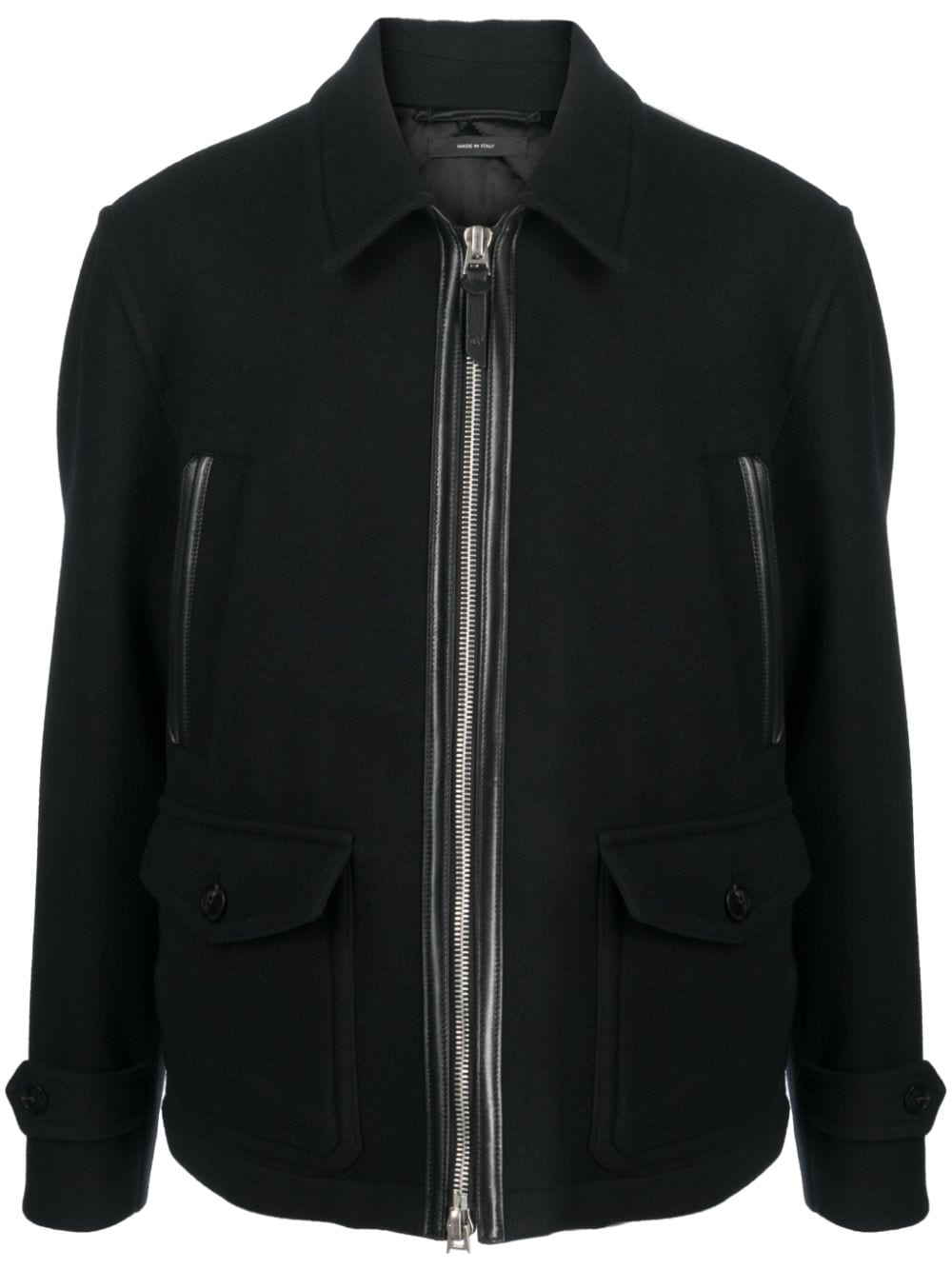 TOM FORD Jacke aus Doubleface-Wolle - Schwarz von TOM FORD