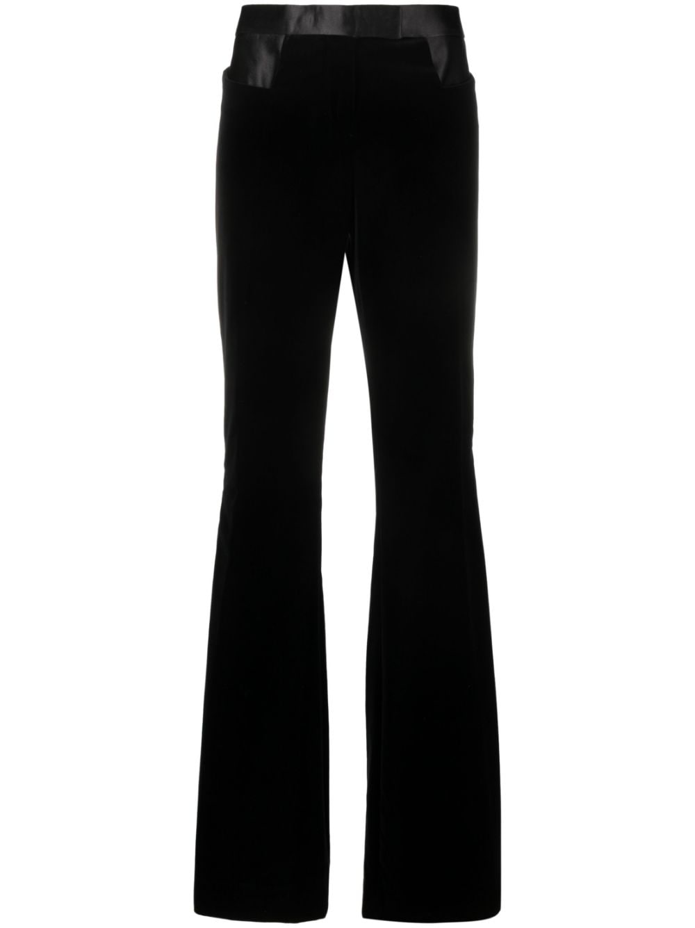 TOM FORD Ausgestellte High-Waist-Hose - Schwarz von TOM FORD