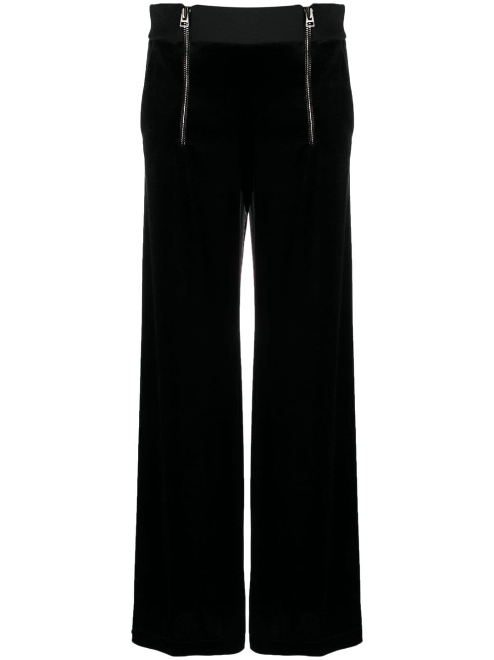 TOM FORD High-Waist-Hose mit weitem Bein - Schwarz von TOM FORD