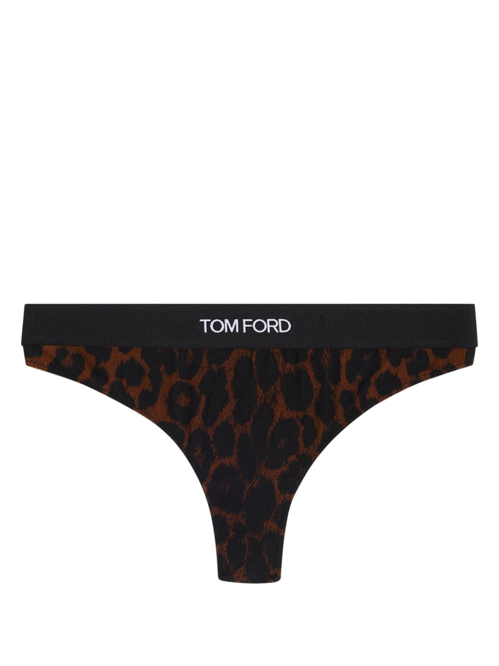 TOM FORD Slip mit Leoparden-Print - Braun von TOM FORD