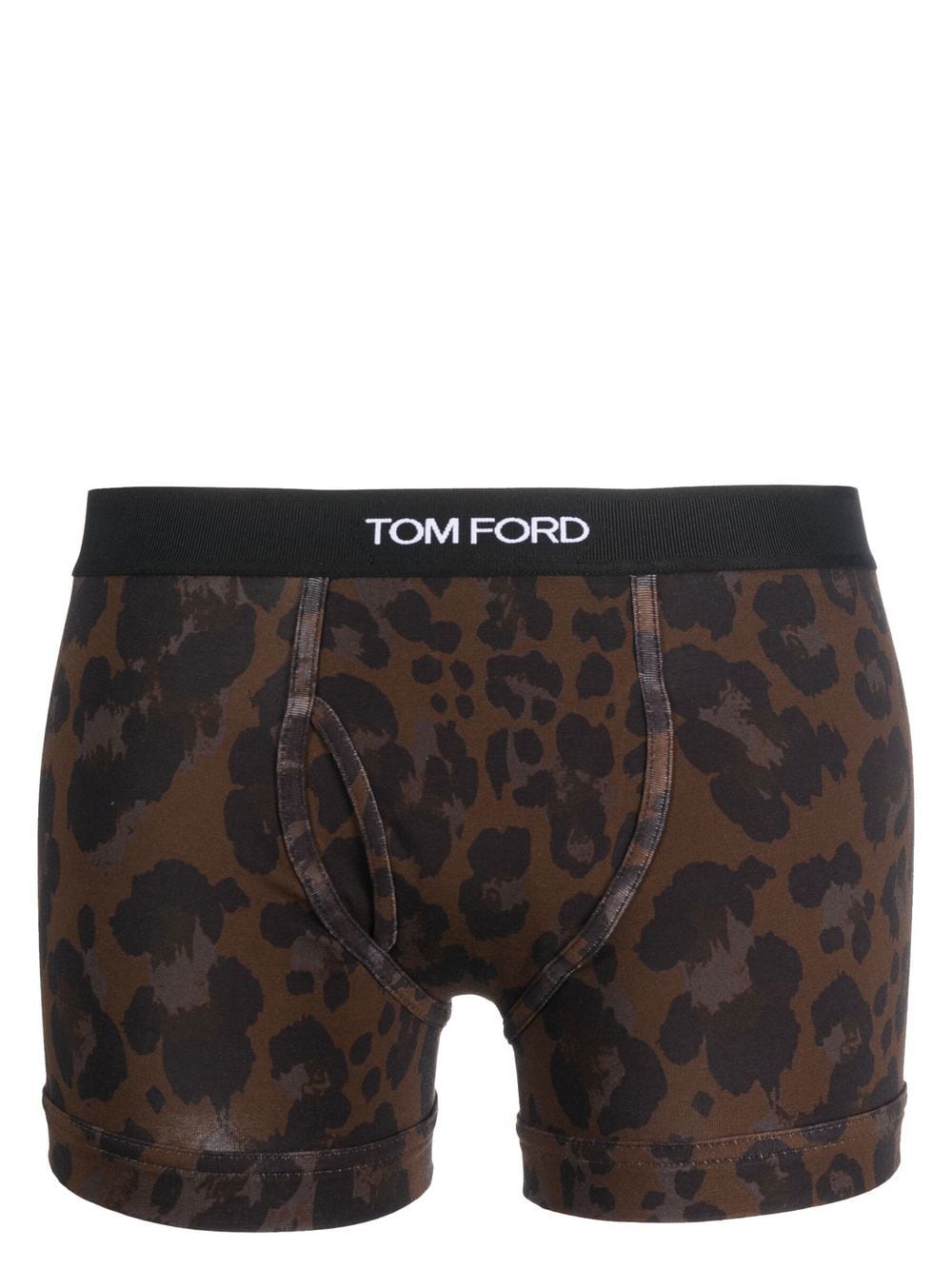 TOM FORD Shorts mit Logo-Bund - Braun von TOM FORD