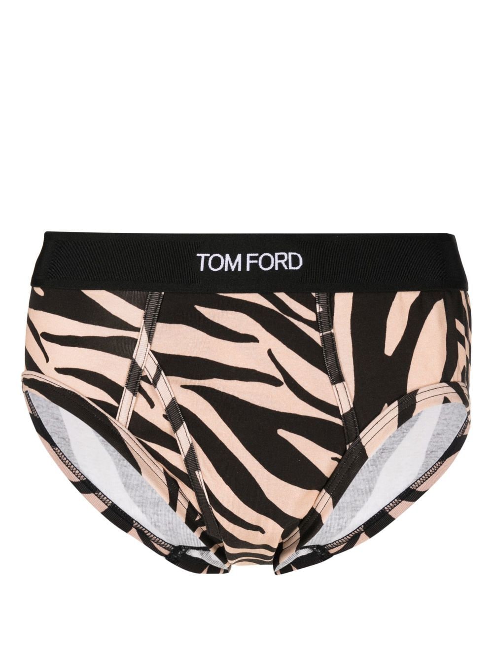 TOM FORD Slip mit Logo-Bund - Nude von TOM FORD
