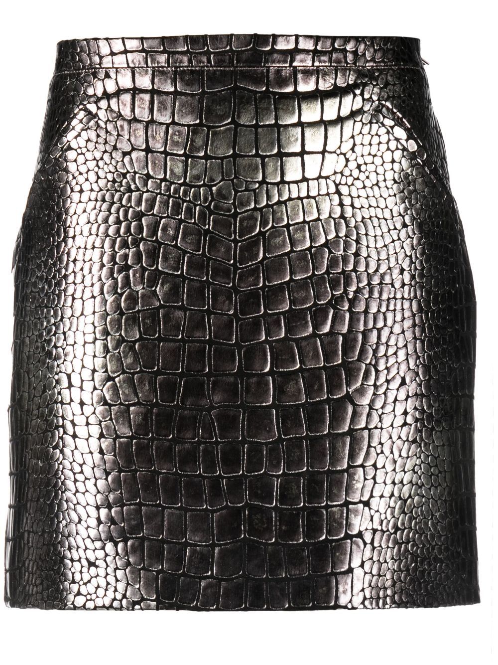 TOM FORD Metallic-Minirock - Silber von TOM FORD