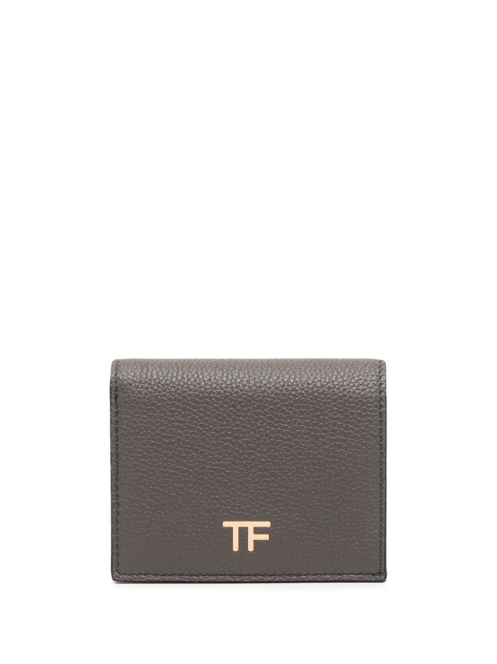 TOM FORD Portemonnaie mit Logo-Schild - Grau von TOM FORD