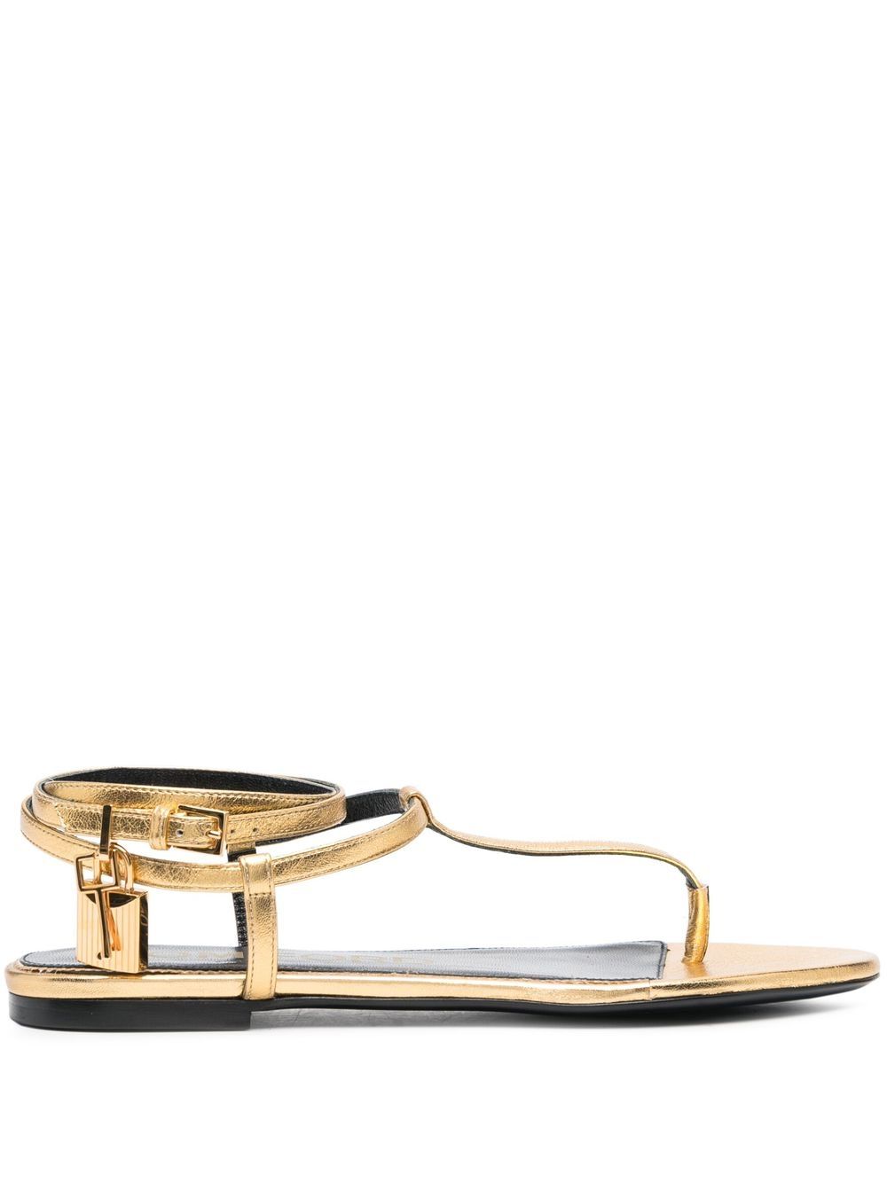 TOM FORD Sandalen mit Zehenriemen - Gold von TOM FORD