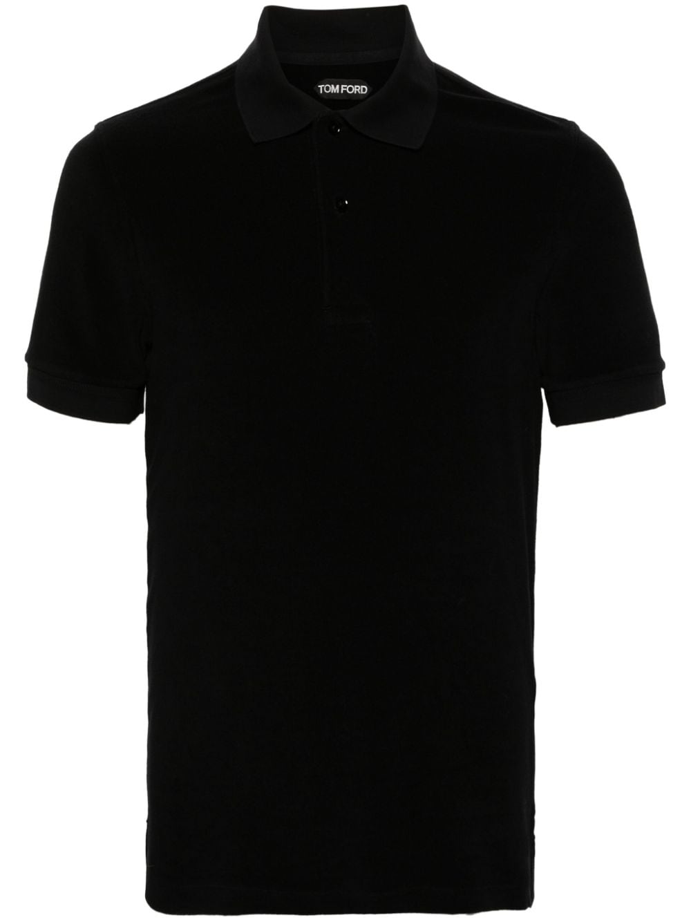 TOM FORD Frottee-Poloshirt - Schwarz von TOM FORD