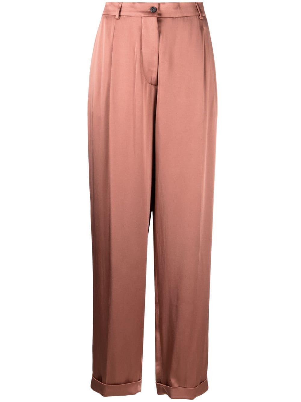 TOM FORD Satinhose mit weitem Bein - Rosa von TOM FORD