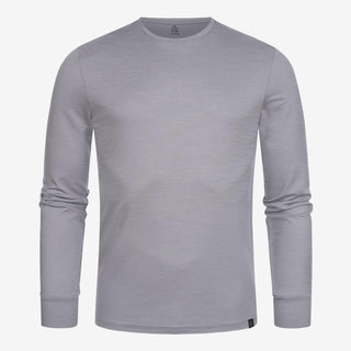 Merino Longsleeve Herren - Hellgrau / M von TOM FYFE