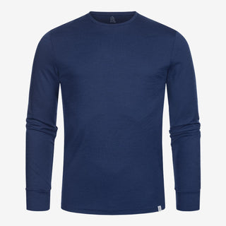 Merino Longsleeve Herren - Marine / L von TOM FYFE