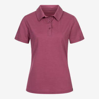 Merino Polo-Shirt Damen - Brombeere / XS Merino Polo-Shirt Damen - Brombeere / XS von TOM FYFE