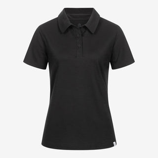 Merino Polo-Shirt Damen - Schwarz / XS Merino Polo-Shirt Damen - Schwarz / XS von TOM FYFE