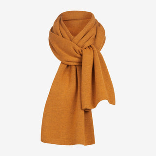 Merino Strickschal Unisex - Ocker / One Size von TOM FYFE