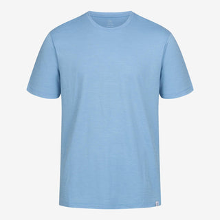 Merino T-Shirt Regular Fit - Steel Blue / L von TOM FYFE