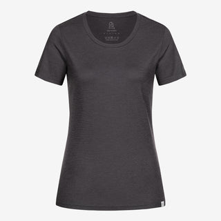 Merino T-Shirt Slim Fit Damen - Anthrazit / S von TOM FYFE