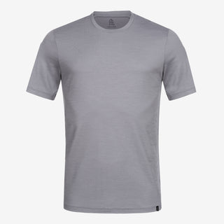 Merino T-Shirt Slim Fit Herren - Hellgrau / S von TOM FYFE