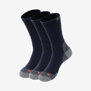 Merino Wandersocken Unisex - Marine / 39-42 / 3 Paar von TOM FYFE
