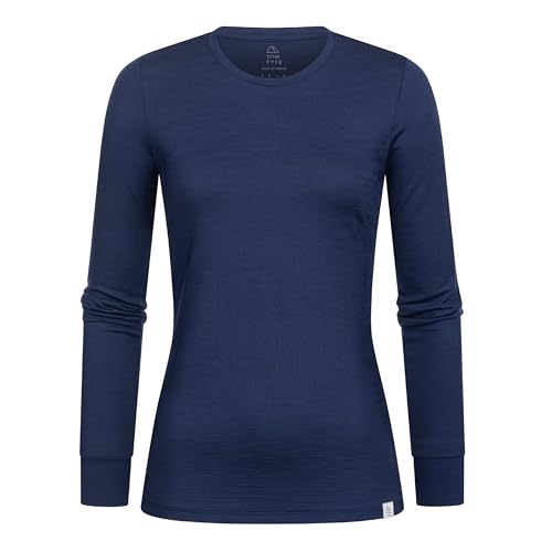 TOM FYFE Premium Merino Longsleeve Damen Marine/XL | Made in Europe von TOM FYFE