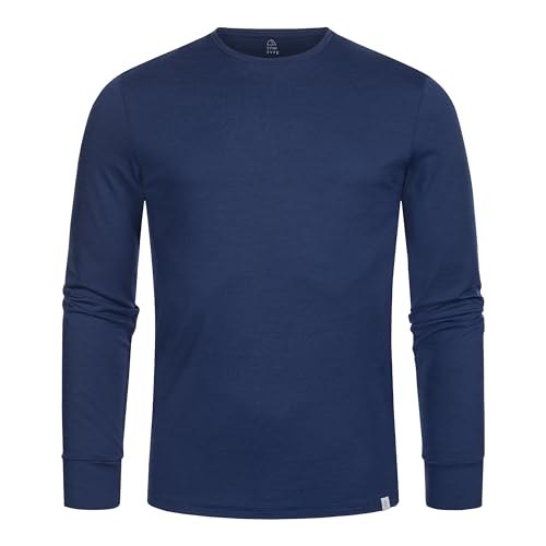 TOM FYFE Merino Longsleeve Herren Marine / 2XL | Made in Europe von TOM FYFE