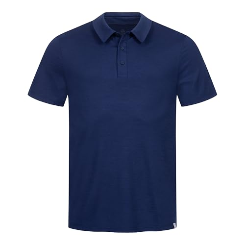 TOM FYFE Merino Polo-Shirt Herren Marine / 2XL | Made in Europe TOM FYFE Merino Polo-Shirt Herren Marine / 2XL | Made in Europe von TOM FYFE
