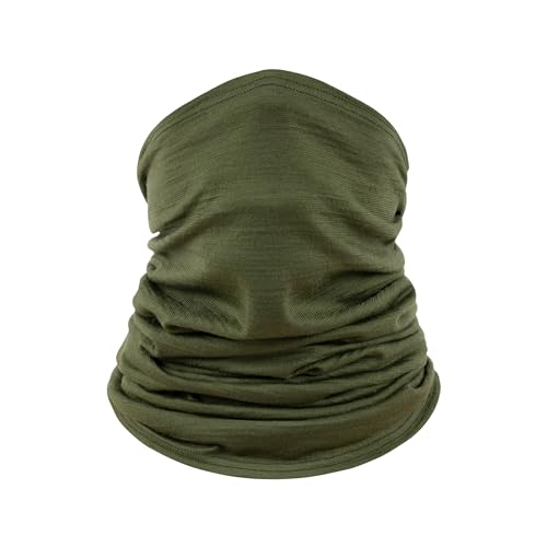 TOM FYFE Merino Schlauchschal Unisex Waldgrün | Multifunktionstuch | 100% Merinowolle | Made in Europe von TOM FYFE